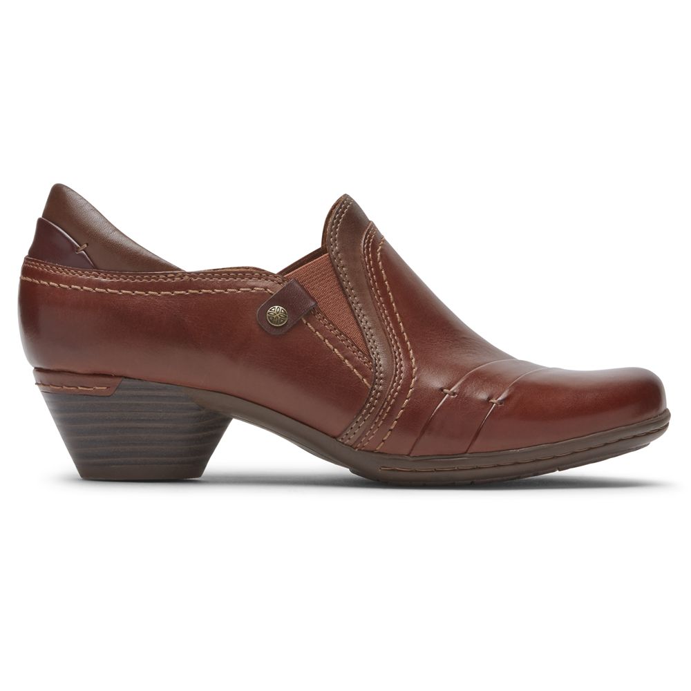 Rockport Cobb Hill Laurel Slip-On - Womens Pumps - Brown - NZ (KJX-435829)